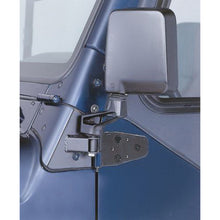 Load image into Gallery viewer, 1997-2006-Jeep-Wrangler(Tj)-Mirror-Relocation-Brackets---Black