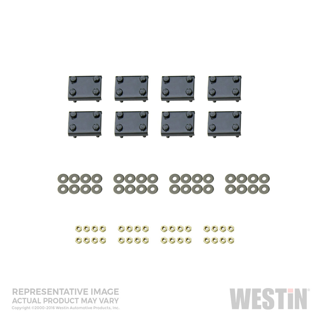 1998-2001-Dodge-Ram-Quad-Cab-1500-Premier-Oval-Nerf-Step-Bar-Mount-Kit---Black