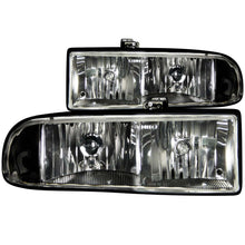 Load image into Gallery viewer, 1998-2005-Chevrolet-S-10-Crystal-Headlights-Black