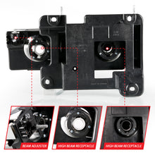 Load image into Gallery viewer, 1999-2000-Cadillac-Escalade-Crystal-Headlights-Light-Bar-Black-Housing-(Pair)
