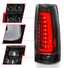Load image into Gallery viewer, 1999-2000-Cadillac-Escalade-Led-Taillights-Black-Housing-Clear-Lens-Pair