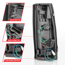 Load image into Gallery viewer, 1999-2000-Cadillac-Escalade-Led-Taillights-Black-Housing-Clear-Lens-Pair