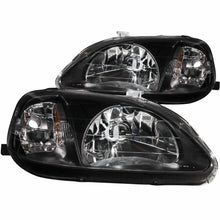 Load image into Gallery viewer, 1999-2000-Honda-Civic-Crystal-Headlights-Black