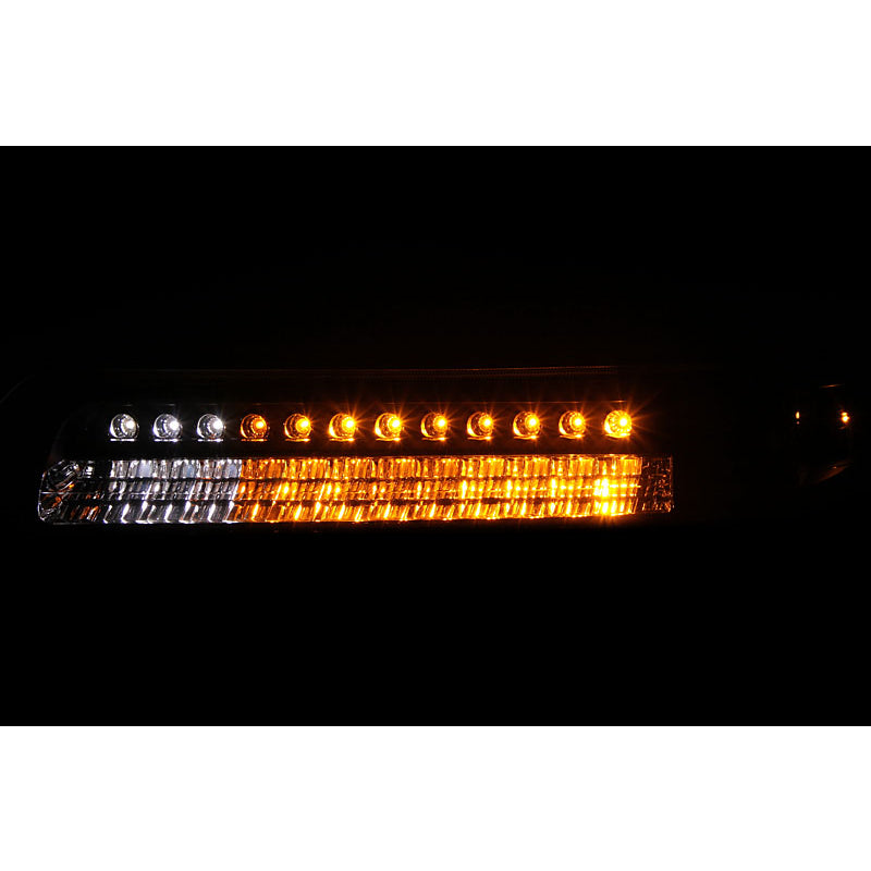 1999-2002-Chevrolet-Silverado-1500-Led-Parking-Lights-Chrome-W-Amber-Reflector