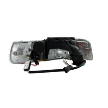 Load image into Gallery viewer, 1999-2002-Chevrolet-Silverado-1500-Projector-Headlights-W-Halo-Black
