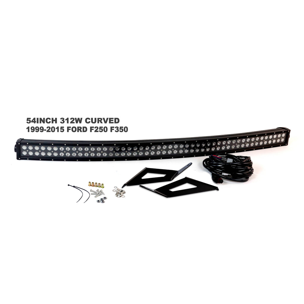 1999-2016-F250F350-Super-Duty-4Wd2Wd-Complete-Led-Light-Bar-Kit
