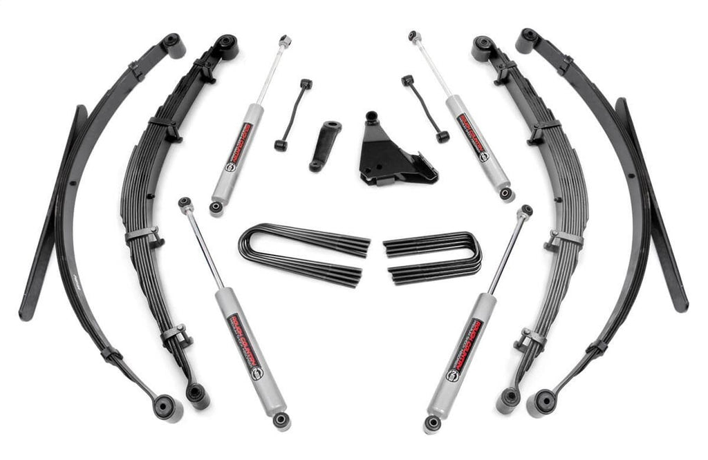 Rough Country 49230 Suspension Lift Kit w/Shocks for Select Ford F-250 Super Duty, Ford F-350 Super Duty