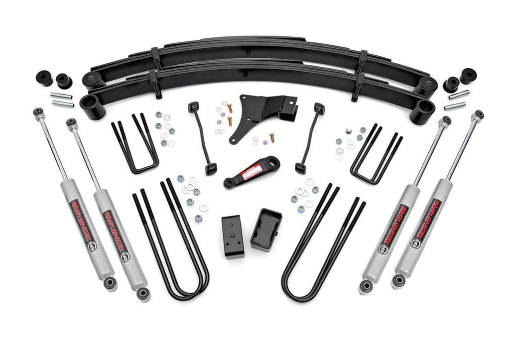 Rough Country 49330 Suspension Lift Kit w/Shocks for Select Ford F-250 Super Duty, Ford F-350 Super Duty