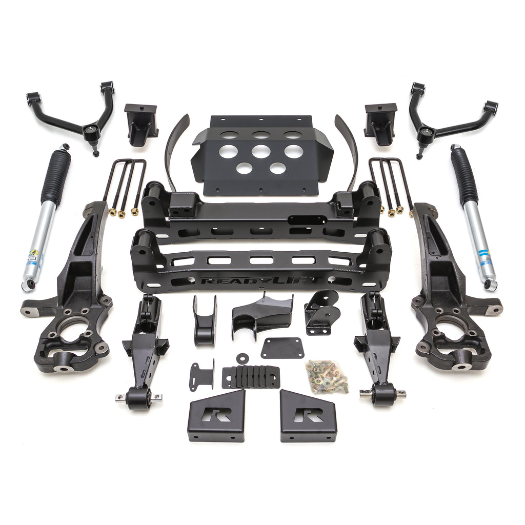 19C-ChevroletGmc-1500-2Wd-4Wd-8In-Big-Lift-Kit-WUpper-Control-Arms-And-Rear-Bilstein-Shocks