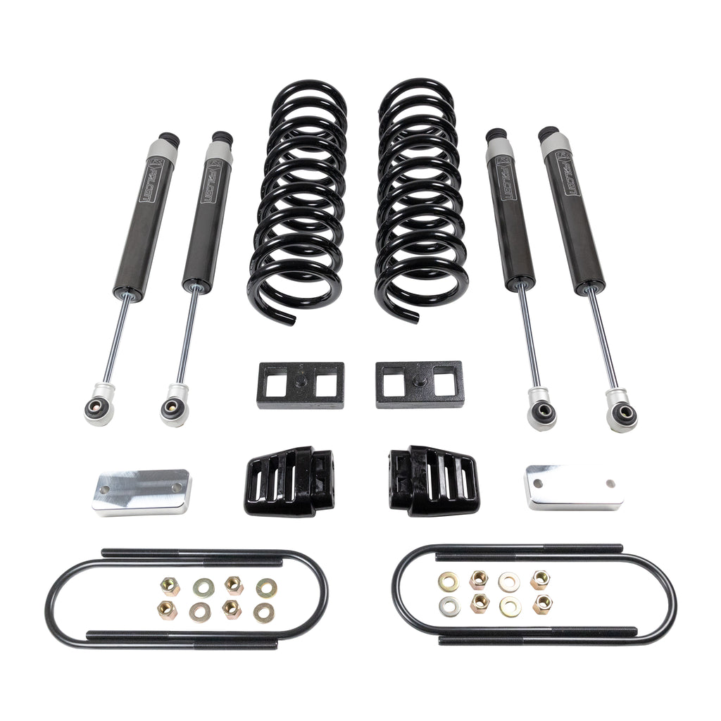 19C-DodgeRam-3500-4Wd-3In-Coil-Lift-Kitfront-CoilsRear-Blocks-Radius-Arm-Dr