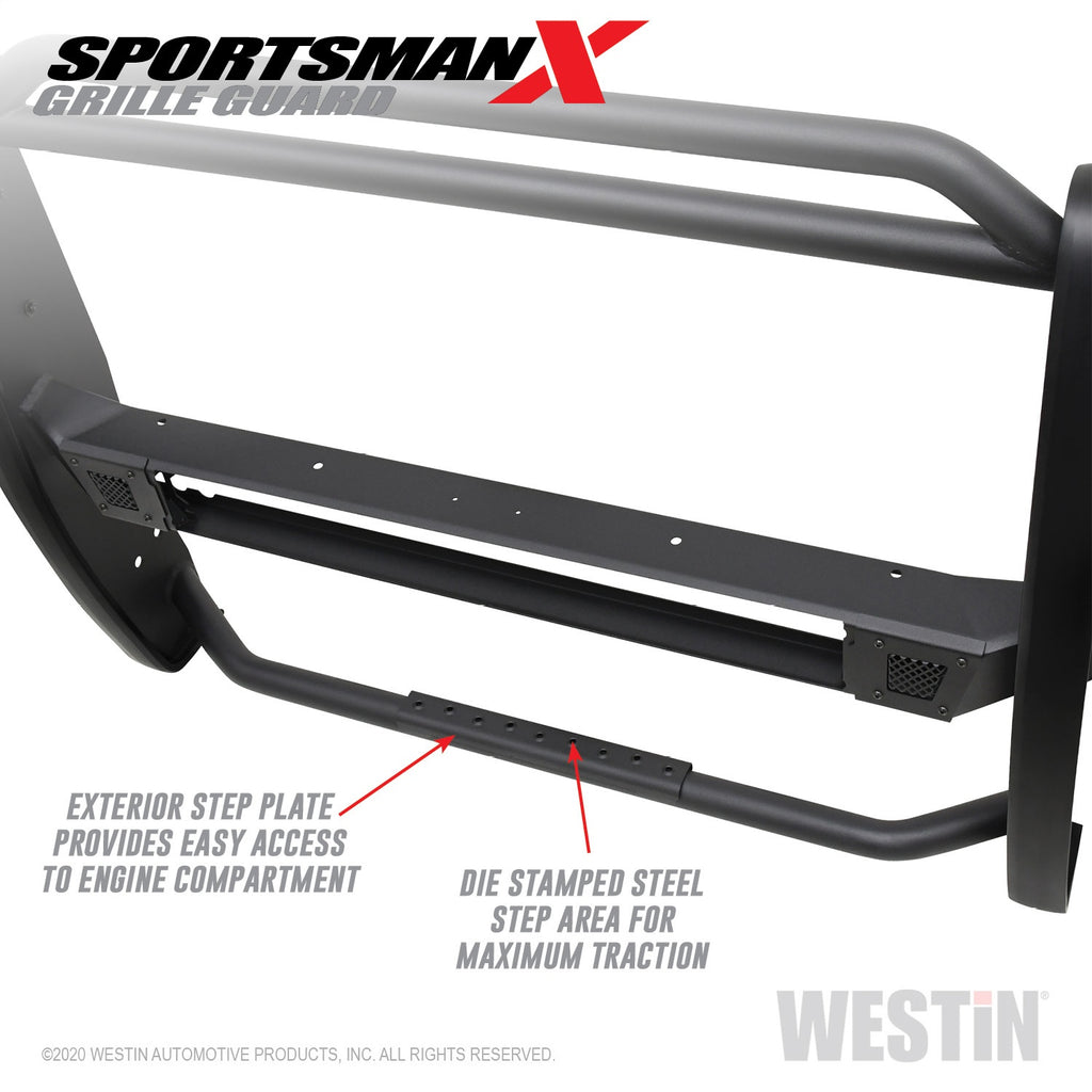 19C-Ram-25003500-Sportsman-X-Grille-Guard-Grille-Guard-Textured-Black