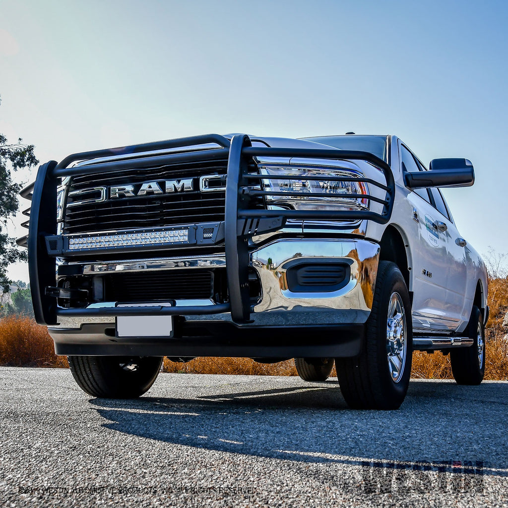 19C-Ram-25003500-Sportsman-X-Grille-Guard-Grille-Guard-Textured-Black