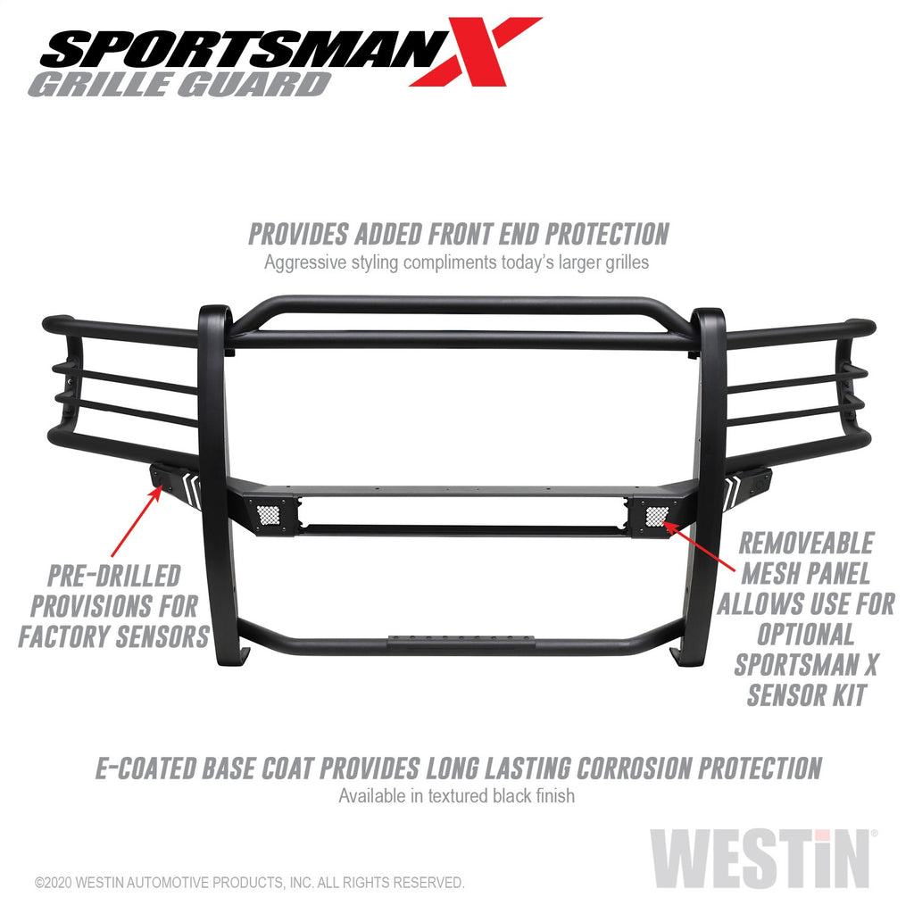 19C-Ram-25003500-Sportsman-X-Grille-Guard-Grille-Guard-Textured-Black