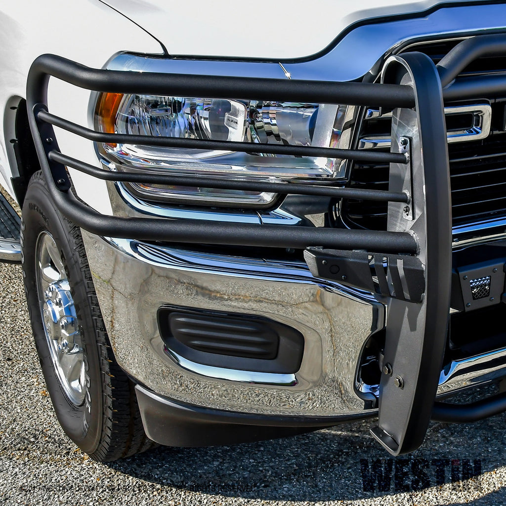 19C-Ram-25003500-Sportsman-X-Grille-Guard-Grille-Guard-Textured-Black