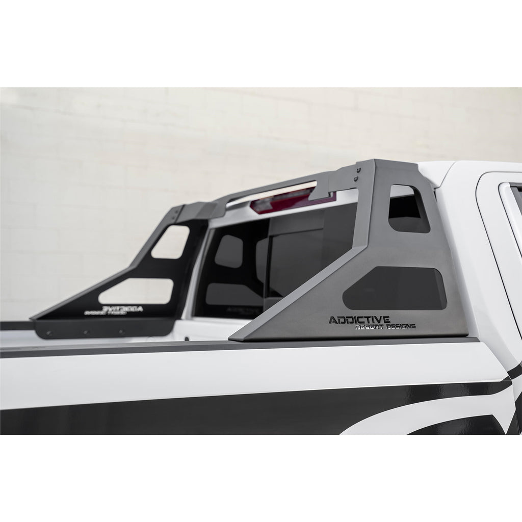 19C-SilvSierra-1500-Stealth-Fighter-Chase-Rack-WUniversal-Slots-For-Up-To-20In-Led-Mount