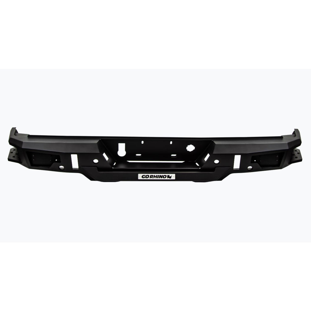 19C-Silverado-Reuses-Factory-Hitch-Plug--License-Plate-Lights-Black-Br20-Rear-Bumper-Replacement