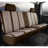 Fia Inc. TR42-67 BROWN TR40 Series - Wrangler Saddleblanket Custom Fit Rear Seat Cover - Brown