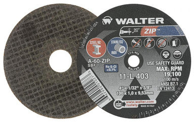 Walter 11L403 4X1/32X3/8 Zip C/O Wheels