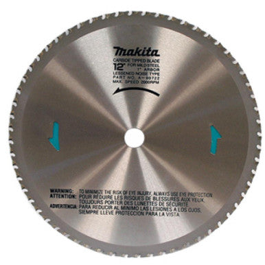 Makita A-90897 12" Ct Blade 60T 1" F/ Mild Steel
