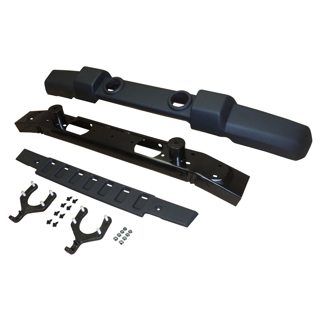 Crown Automotive Jeep Replacement 1FN67K Front Bumper Kit for 2007-2018 Jeep JK Wrangler w/ Plastic Front Bumper for Select Jeep Wrangler, Jeep Wrangler JK