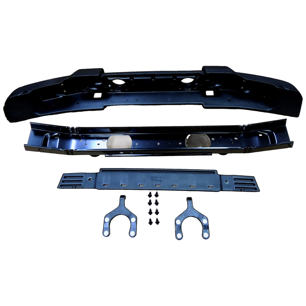 Crown Automotive Jeep Replacement 1FN67K Front Bumper Kit for 2007-2018 Jeep JK Wrangler w/ Plastic Front Bumper for Select Jeep Wrangler, Jeep Wrangler JK