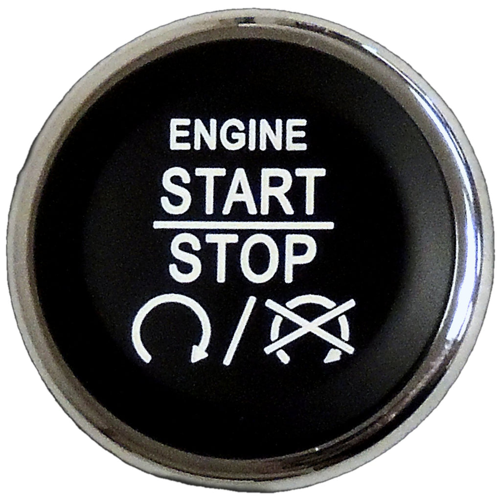 Crown Automotive Jeep Replacement 1FU931X9AC Engine Start Button for Select Jeep 09-13 WK Grand Cherokee, 09-10 XK Commander