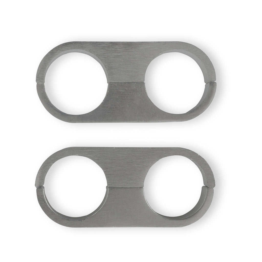 1In.-Polished-Alum.-HoseTube-Separator(2Pk)