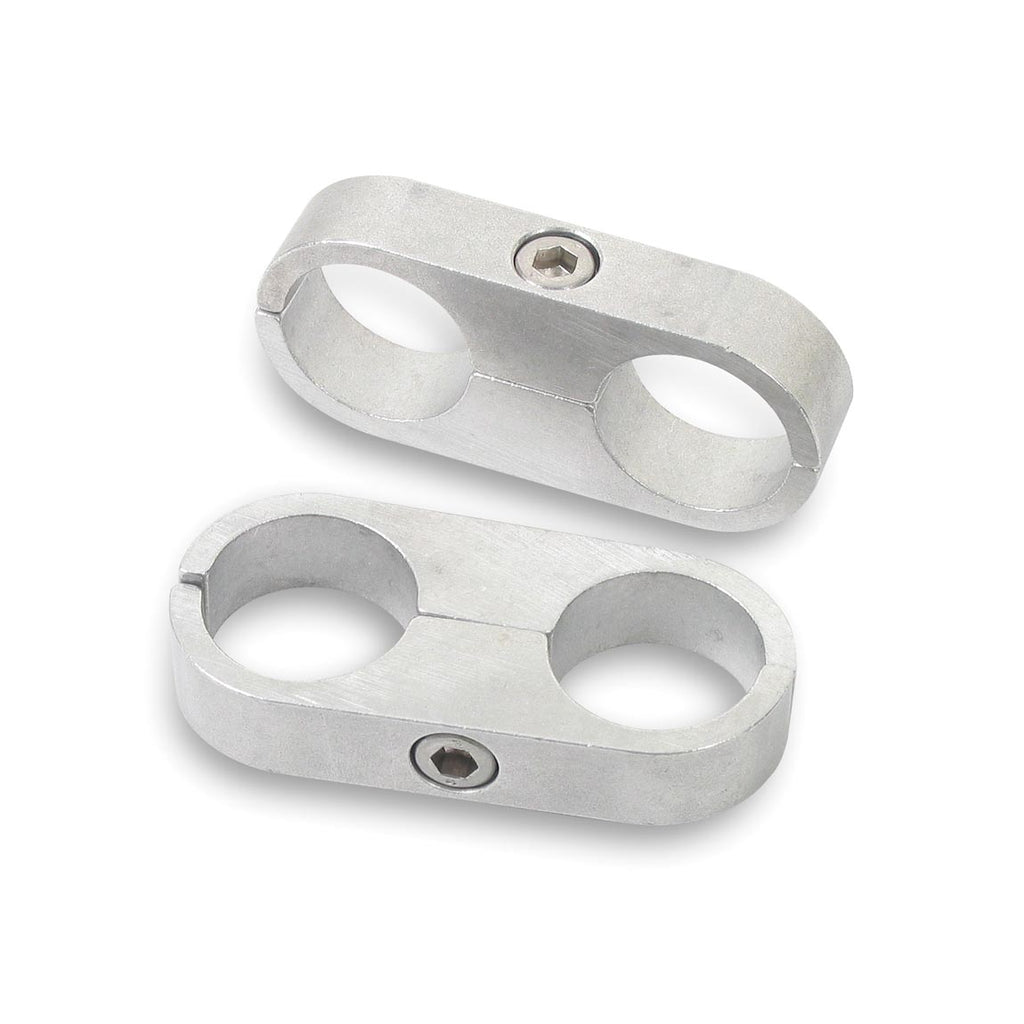 1In.-Polished-Alum.-HoseTube-Separator(2Pk)