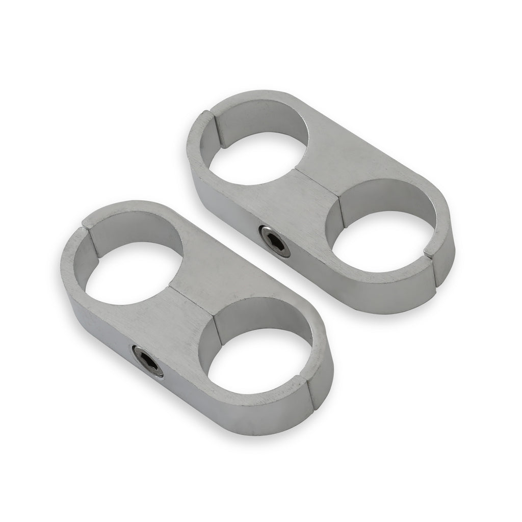 1In.-Polished-Alum.-HoseTube-Separator(2Pk)