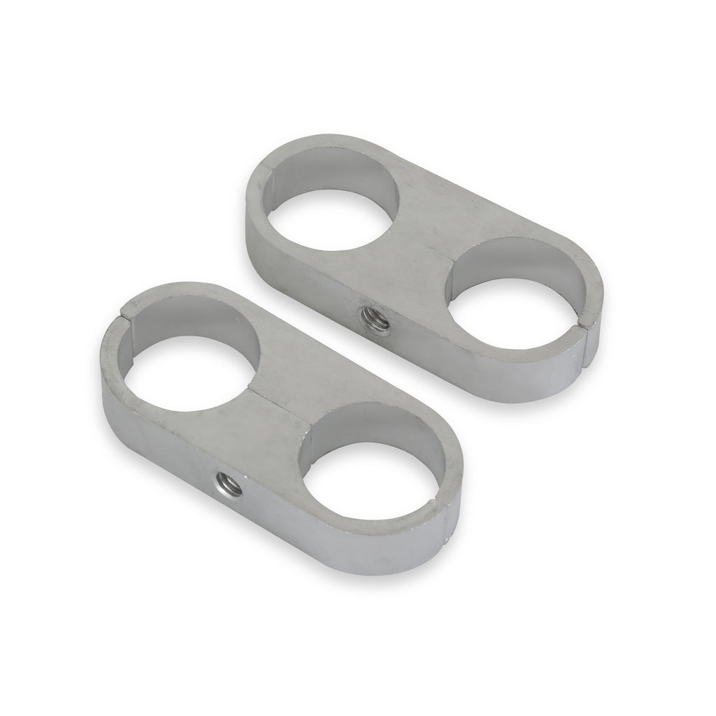 1In.-Polished-Alum.-HoseTube-Separator(2Pk)