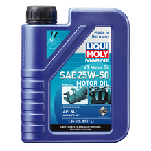 Load image into Gallery viewer, 1L-Marine-4T-Motor-Oil-Sae-25W50