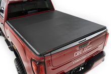 Load image into Gallery viewer, Rough Country 41120690A Soft Tri-Fold Tonneau Bed Cover for Select Chevrolet Silverado HD, Chevrolet Silverado HD, GMC Sierra HD, GMC Sierra HD