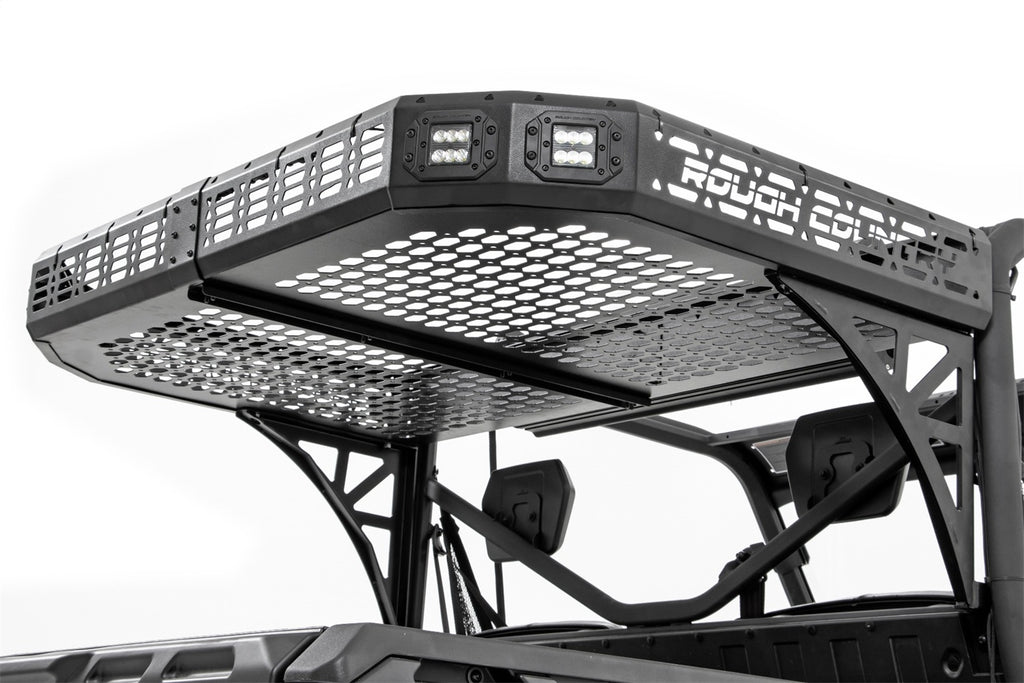 Rough Country 97027 Can-Am Cargo Rack for Select Can-Am Defender DPS HD10, Can-Am Defender DPS HD5, Can-Am Defender DPS HD7, Can-Am Defender DPS HD8, Can-Am Defender DPS HD8 CAB, Can-Am Defender DPS HD9, Can-Am Defender DPS HD9 CAB, Can-Am Defender HD10,