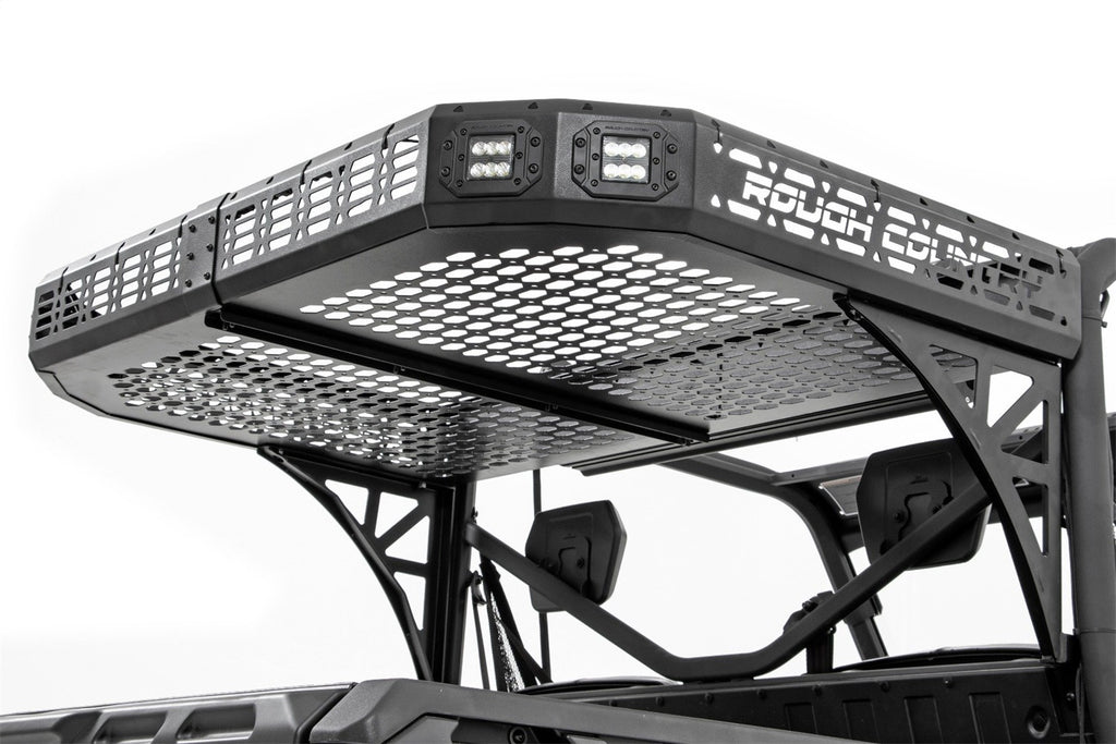 Rough Country 93050 Can-Am Cargo Rack for Select Polaris Ranger 1000, Polaris Ranger Crew 1000, Polaris Ranger Crew XP High Lifter Edition, Polaris Ranger Crew XP NorthStar Premium, Polaris Ranger Crew XP NorthStar Ultimate, Polaris Ranger Crew XP