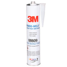 Load image into Gallery viewer, 3M 08609 Windo-Weld Super Fast Urethane, Black, 10.5 fl oz Cartridge