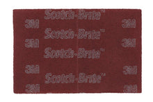 Load image into Gallery viewer, 3M 37447 Scotch-Brite Hand Pad, Very Fine, Maroon, 6 in x 9 in, 3 Pack