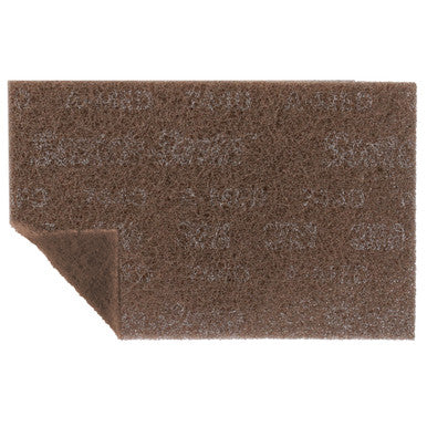 3M 7440 Scotch-Brite Heavy Duty Hand Pad, Medium, Tan, 6 in x 9 in