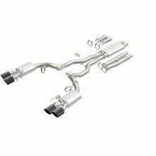 Load image into Gallery viewer, MagnaFlow Exhaust Products 19695 xMOD Series Carbon Fiber Tips Cat-Back System for Select Ford Mustang