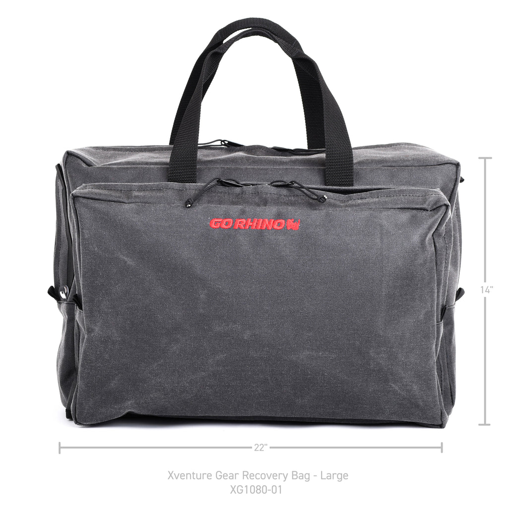 Xventure-Gear-Bag---Large-(13X14x22in.-Closed)-12Oz-Waxed-Canvas---Black