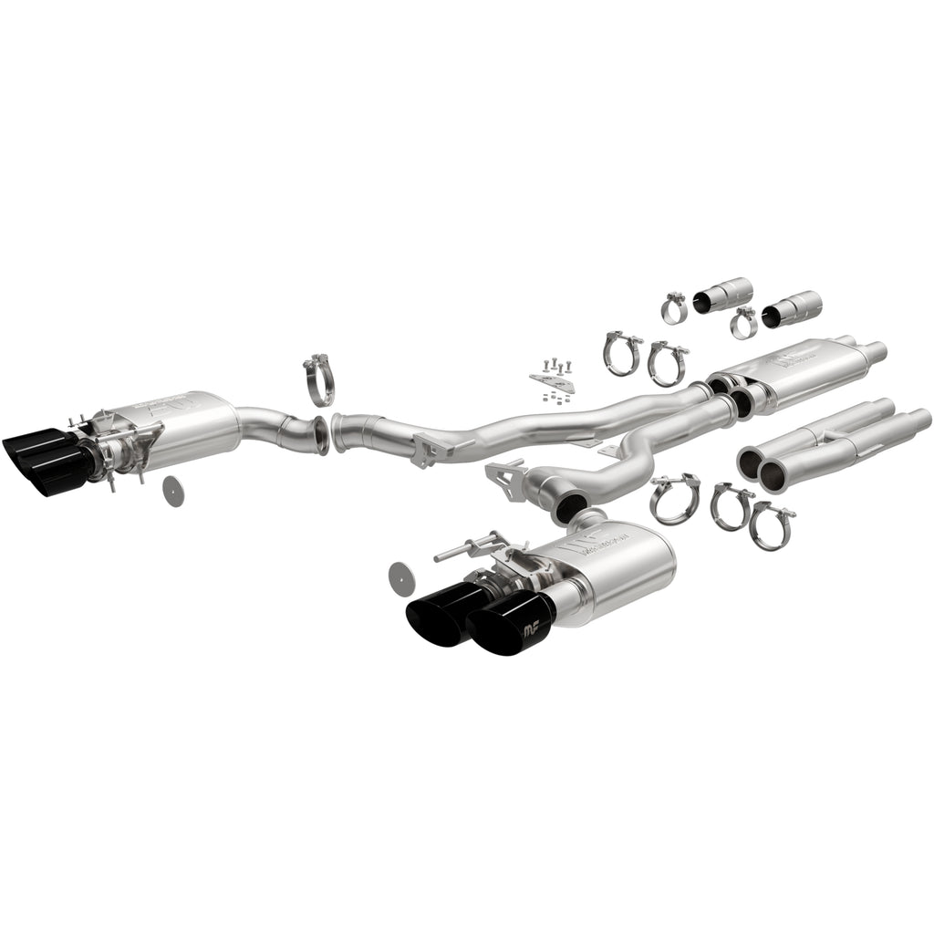 MagnaFlow Exhaust Products 19646 xMOD Series Black Chrome Tips Cat-Back System for Select Ford Mustang