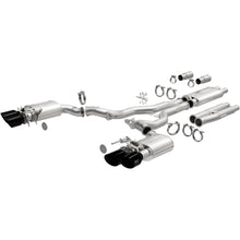 Load image into Gallery viewer, MagnaFlow Exhaust Products 19646 xMOD Series Black Chrome Tips Cat-Back System for Select Ford Mustang