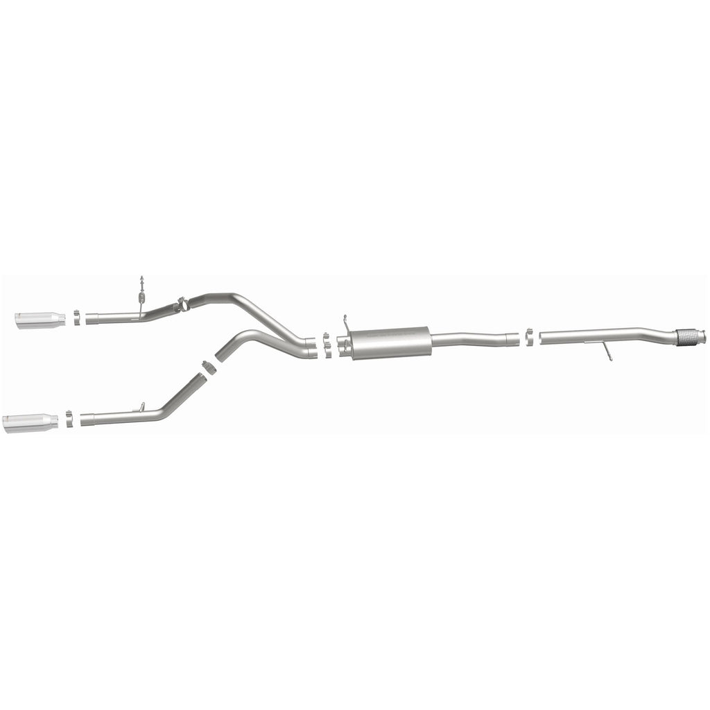 MagnaFlow Exhaust Products 15268 Street Series Polished Cat-Back System for Select Chevrolet Silverado 1500, Chevrolet Silverado LD, GMC Sierra 1500, GMC Sierra Limited