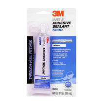 Load image into Gallery viewer, 3M 05203 Marine Adhesive Sealant 5200, White, 3 oz Tube