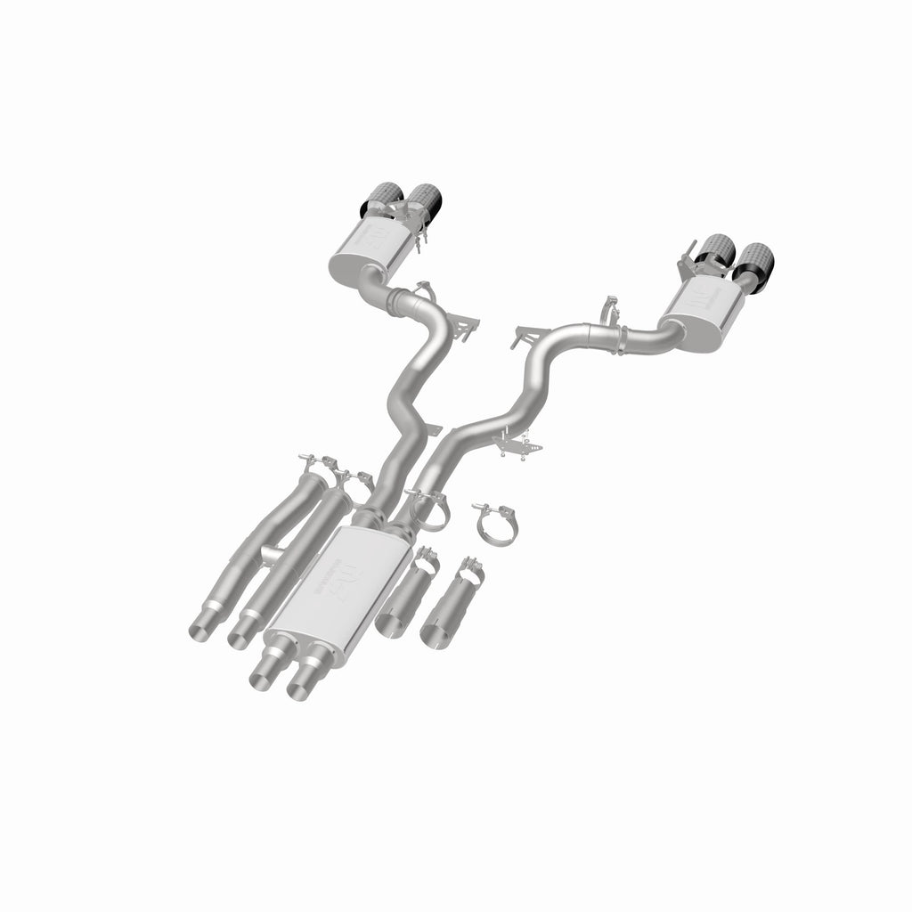MagnaFlow Exhaust Products 19695 xMOD Series Carbon Fiber Tips Cat-Back System for Select Ford Mustang