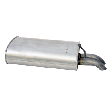 Walker Exhaust 21561 Quiet-Flow SS Direct Fit Exhaust Muffler 2.25" Inlet (ID) 1.75" Outlet (OD)