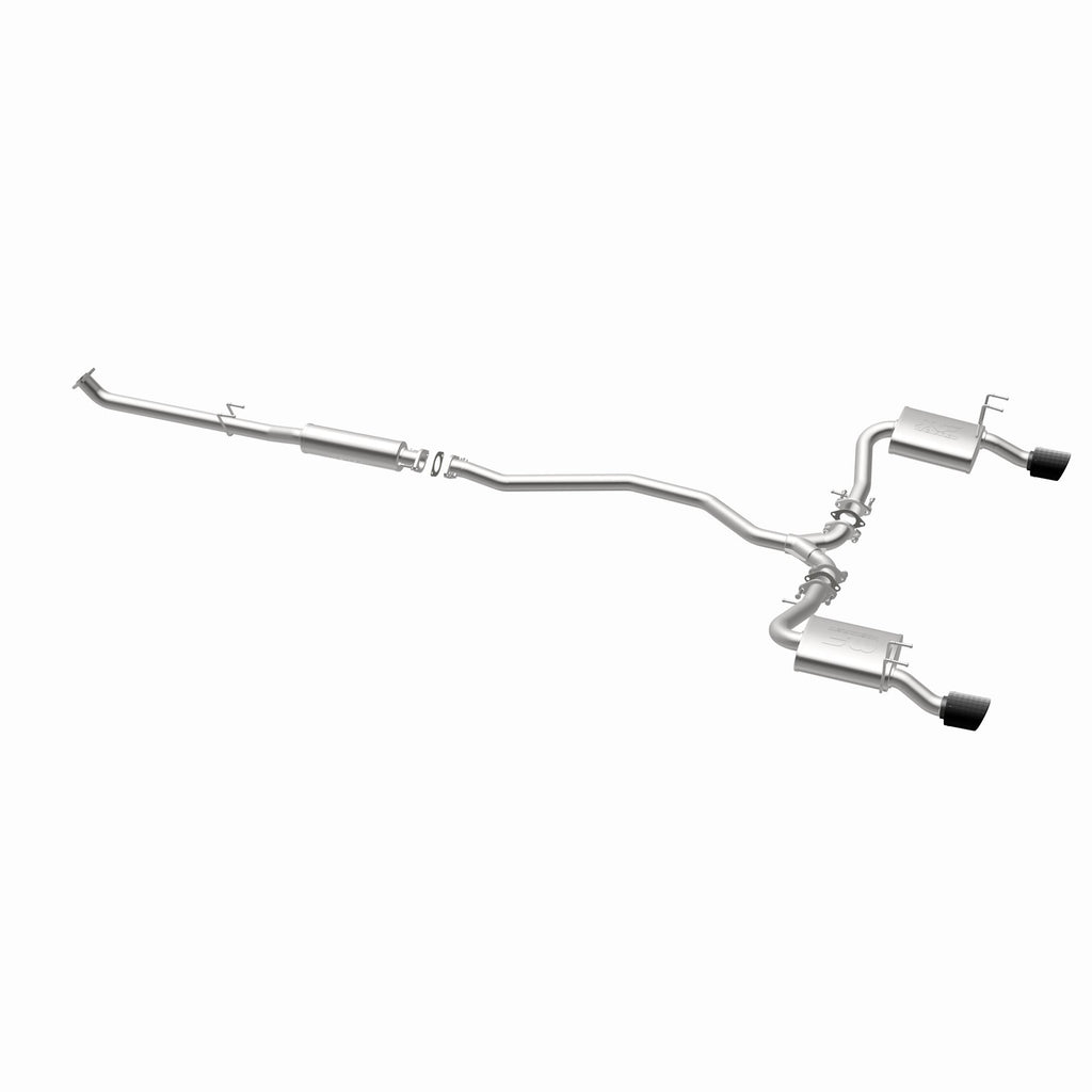 MagnaFlow Exhaust Products 19612 NEO Series Carbon Fiber Tips Cat-Back System for Select Honda Civic