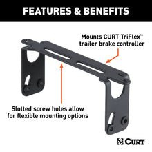 Load image into Gallery viewer, CURT 51144 CURT 51144 TriFlex Trailer Brake Controller Mounting Bracket - Truck Part Superstore