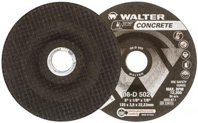 Walter 08D502 Concrete 5X1/8X7/8 C-24 Grinding Wheel