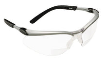 Load image into Gallery viewer, 3M 11375-00000-20 BX Reader Protective Eyewear, Clear Lens, Silver Frame, +2.0 Diopter