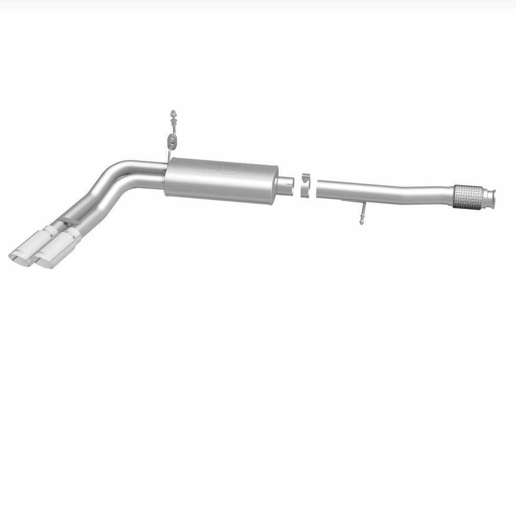 MagnaFlow Exhaust Products 15270 Street Series Polished Cat-Back System for Select Chevrolet Silverado 1500, Chevrolet Silverado LD, GMC Sierra 1500, GMC Sierra Limited